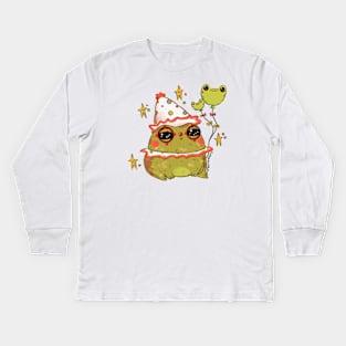 Clown Froggy Kids Long Sleeve T-Shirt